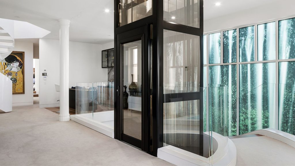 Black Glass HLB Elevator